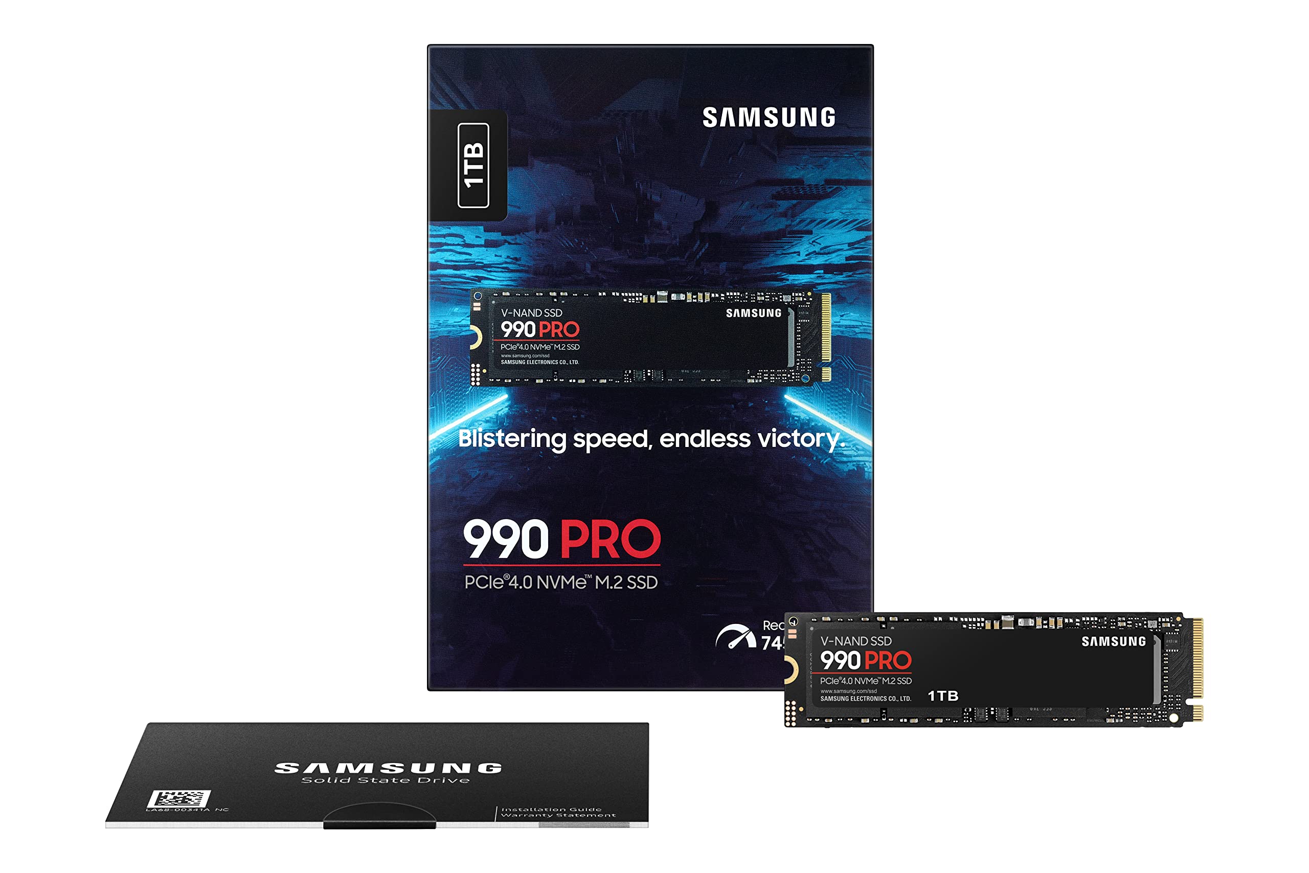 Disco SSD Samsung 990 PRO 1TB/ M.2 2280 PCIe 4.0/ Compatible con PS5 y PC/ Full Capacity