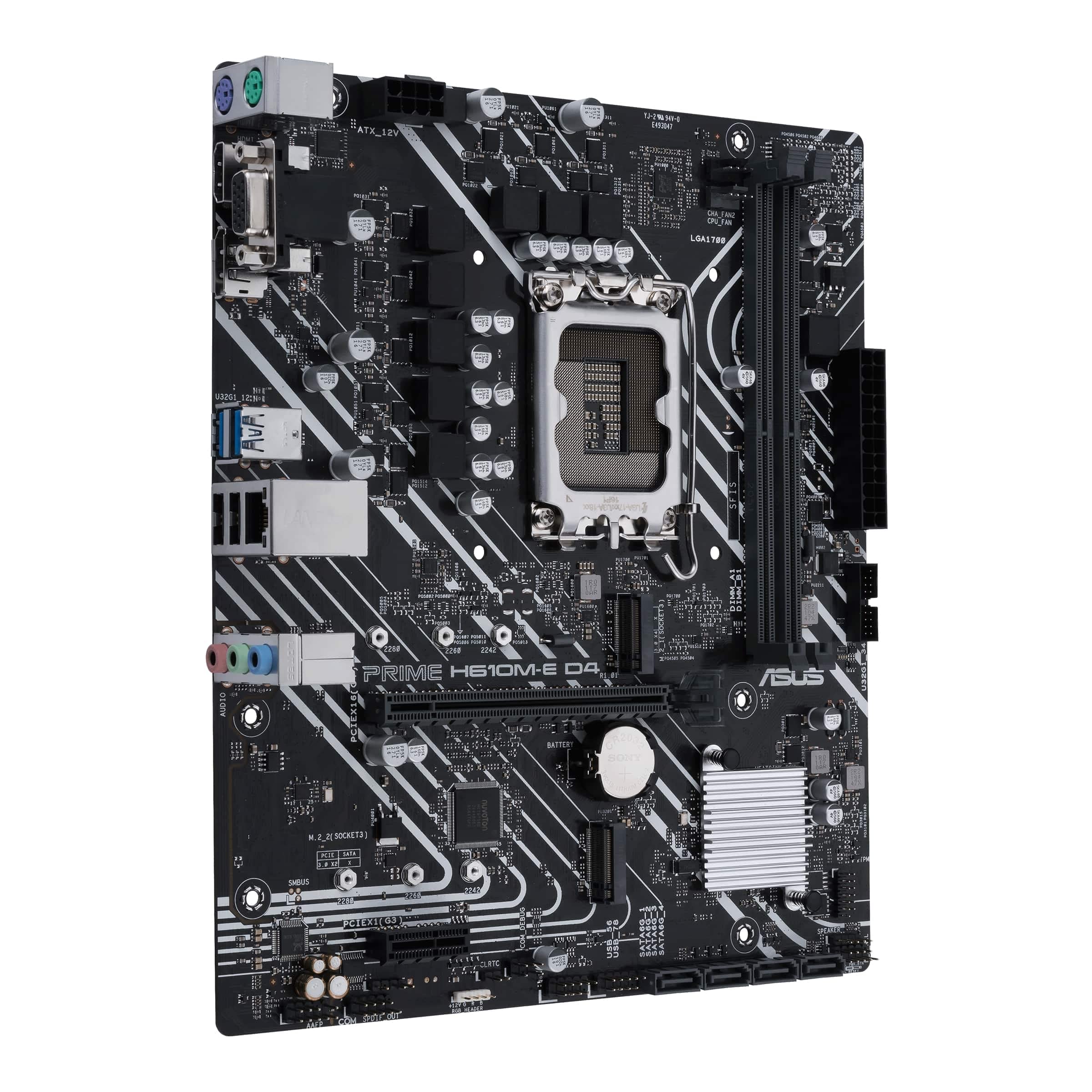 Placa Base Asus Prime H610M-E D4-CSM/ Socket 1700/ Micro ATX