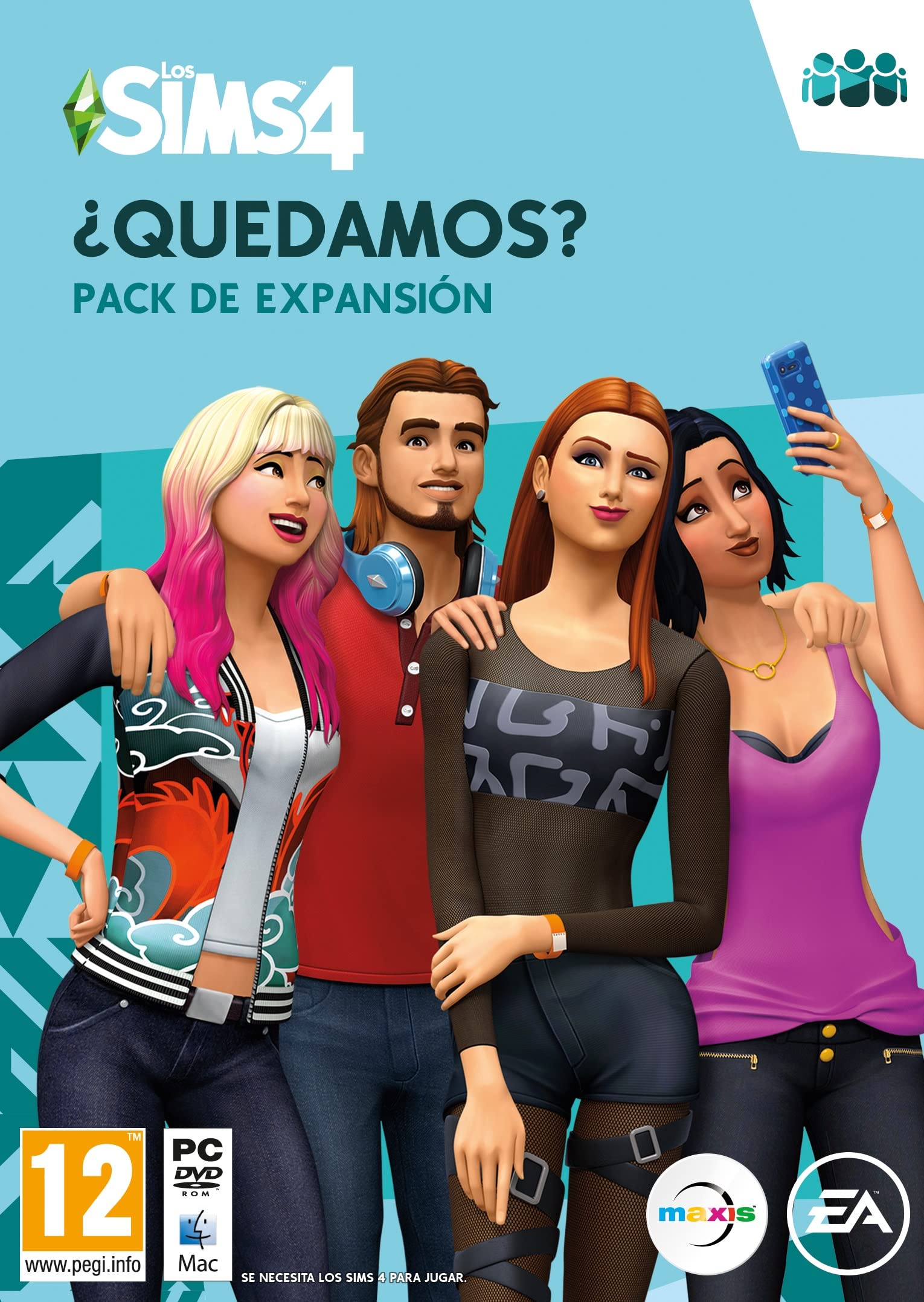 Los Sims 4 Quedamos? (EP2) PCWin | Caja con código de descarga | Videojuegos | Castellano