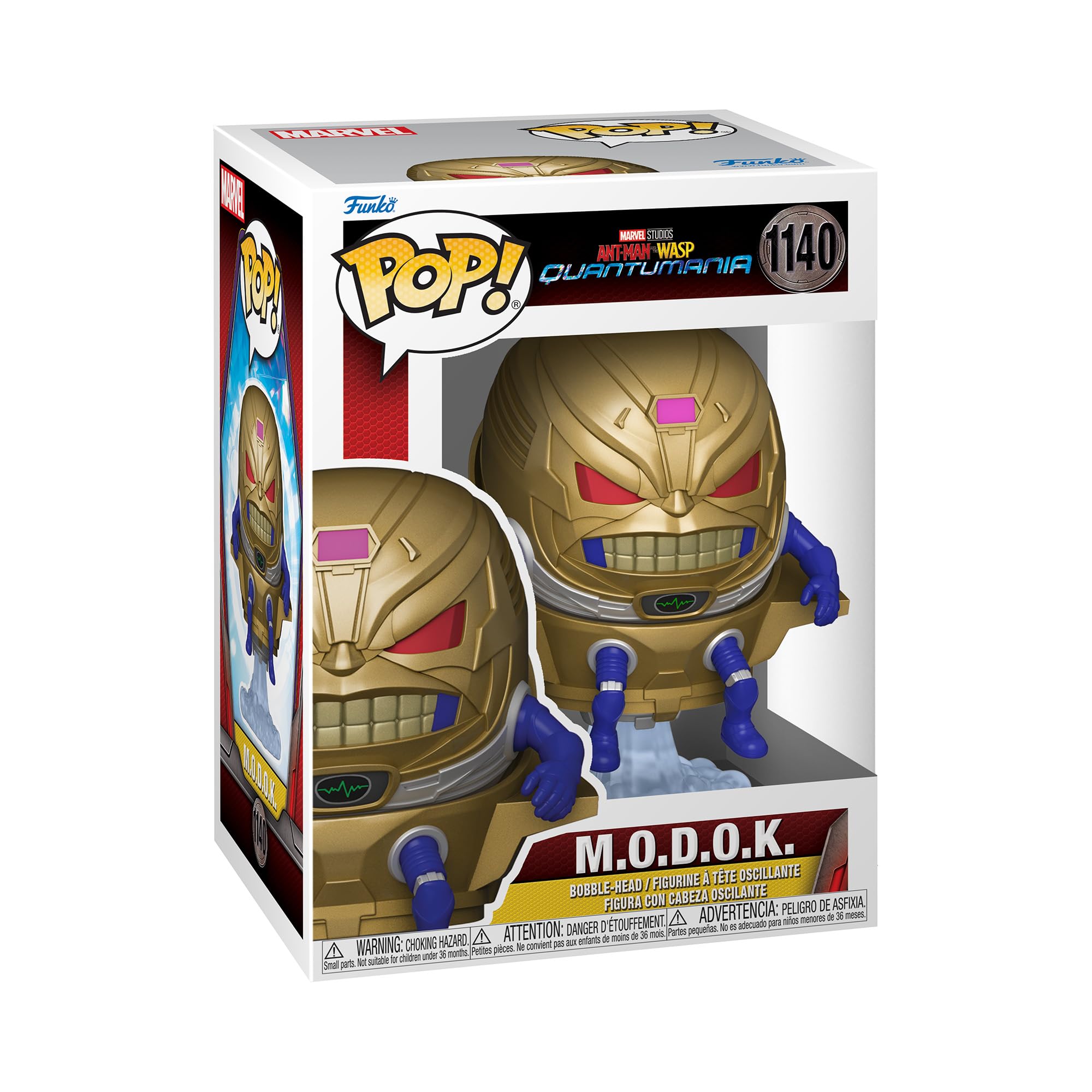 Funko Pop! Vinyl Marvel: Ant-Man Quantumania - Modok - M.O.D.O.K - Figura de Vinilo Coleccionable - Idea de Regalo- Mercancia Oficial - Juguetes para Niños y Adultos - Movies Fans