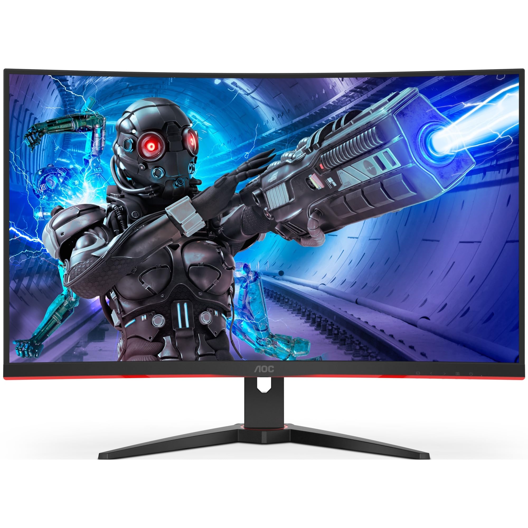 Monitor Gaming Curvo AOC C32G2ZE 31.5'/ Full HD/ 1ms/ 240Hz/ VA/ Negro