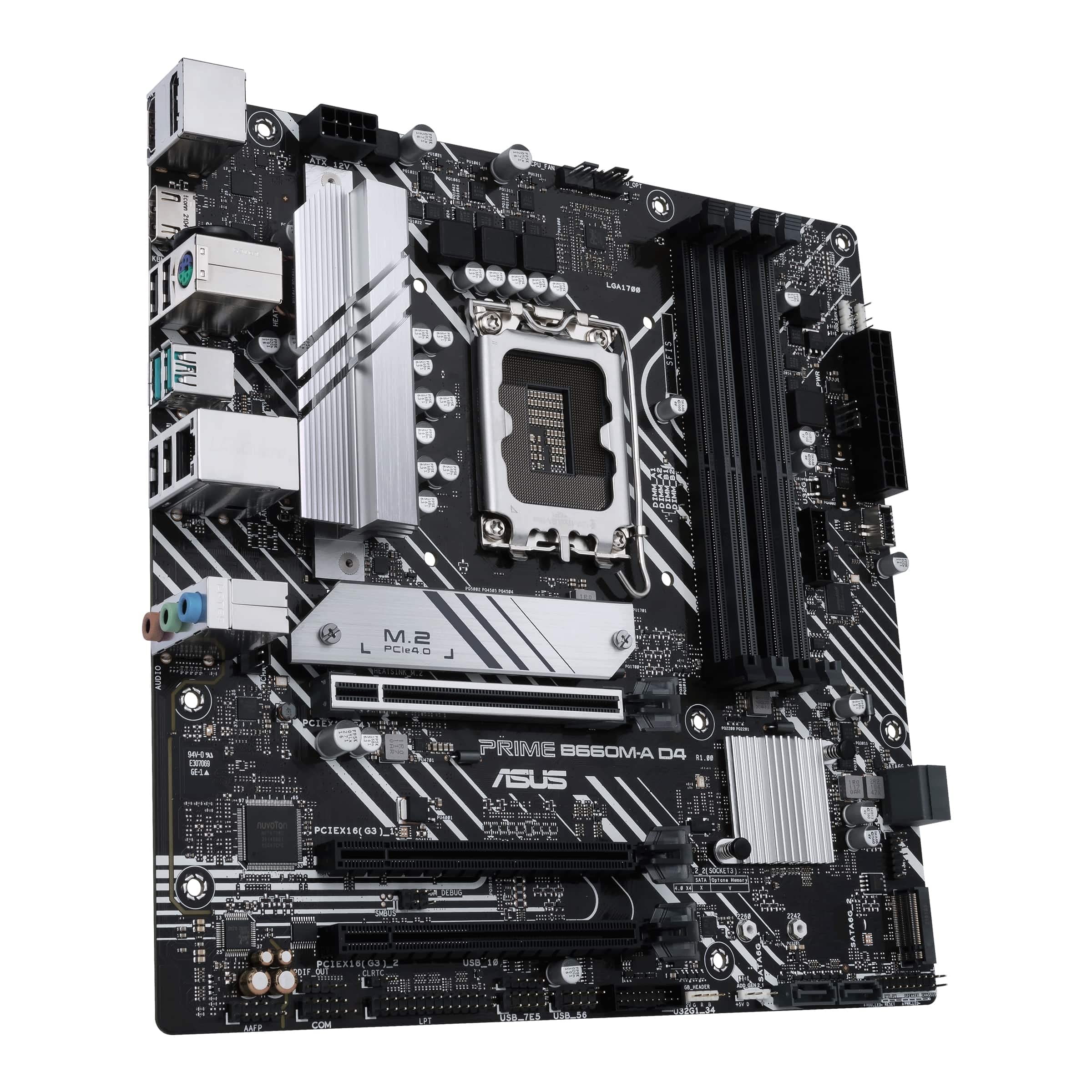 Placa Base Asus Prime B660M-A D4-CSM/ Socket 1700/ Micro ATX