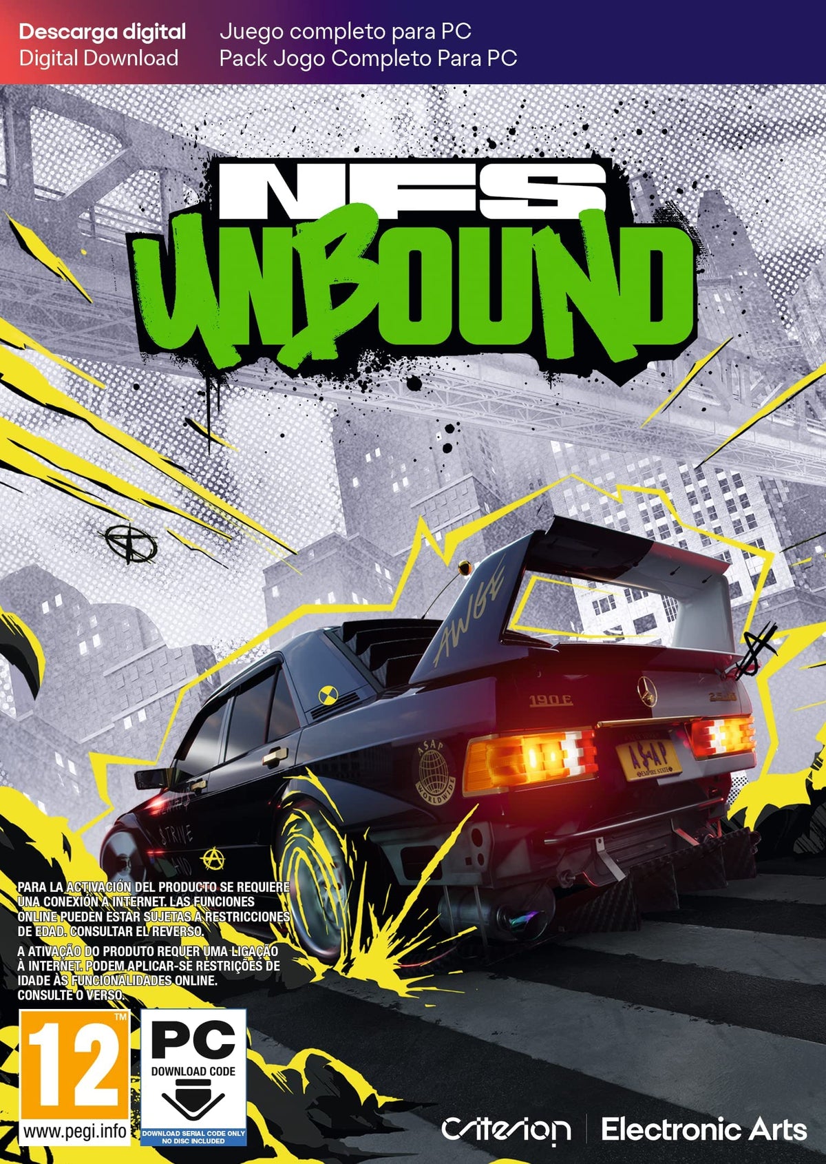 Need for Speed Unbound PCWin | Caja con código de descarga | Videojuegos | Castellano