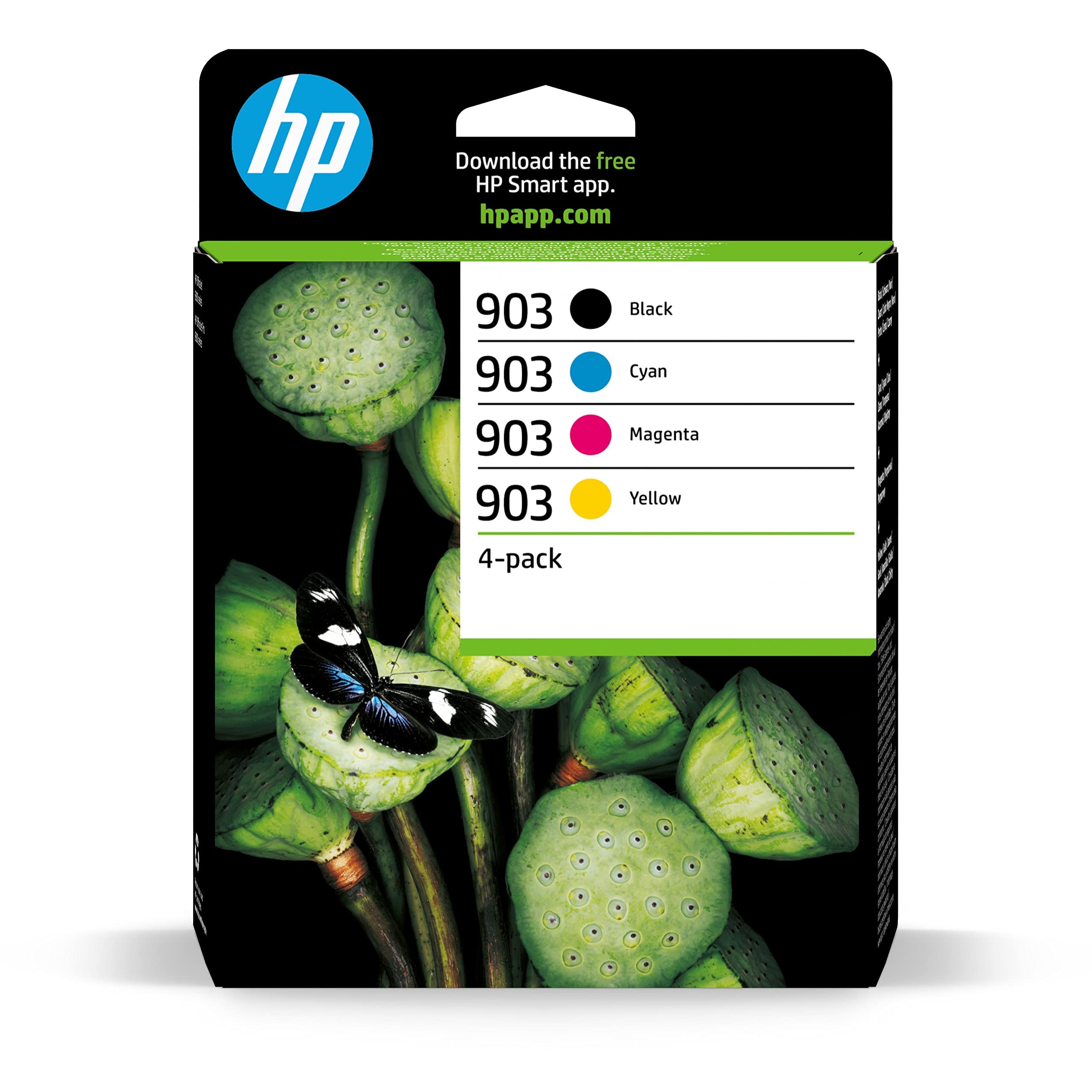 Cartucho de Tinta Original HP nº903 Multipack/ Negro/ Magenta/ Cian/ Amarillo