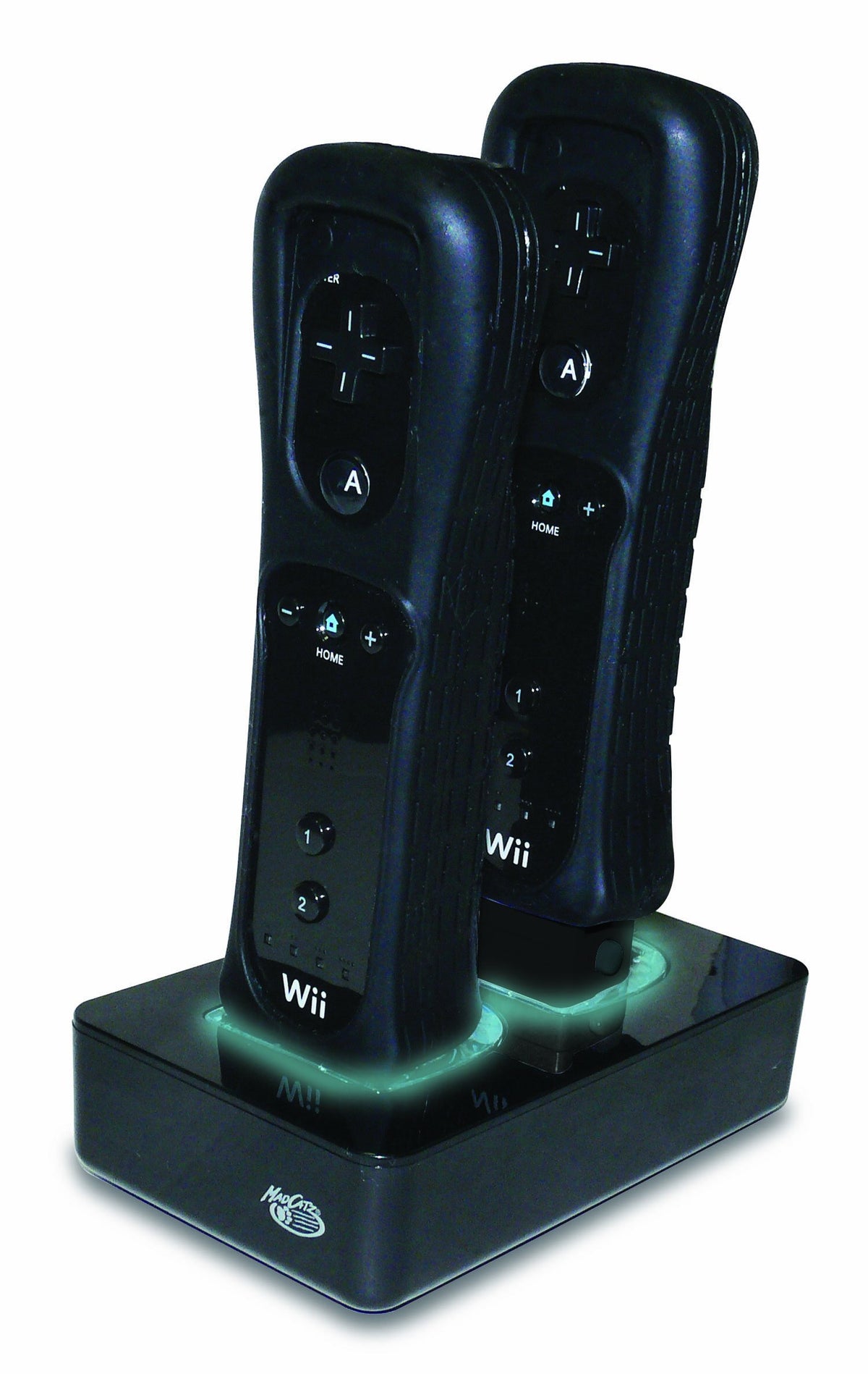 Mad Catz - Dual Charging Station Plus Negro (Nintendo Wii)