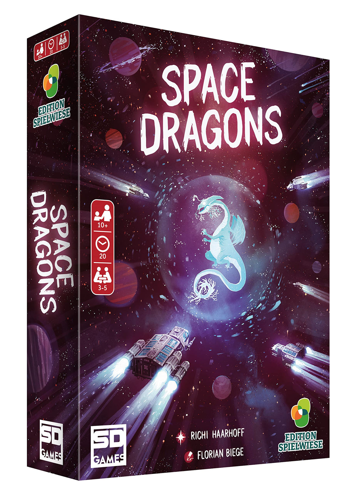 SD GAMES - Space Dragons: Juego de Cartas de Bazas en un Espacio de Papel (13X18X4cm) - 300 Cartas