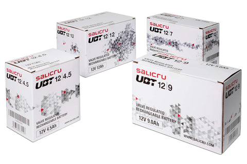 Batería Salicru UBT 12/7 V2 compatible con SAI Salicru según especificaciones