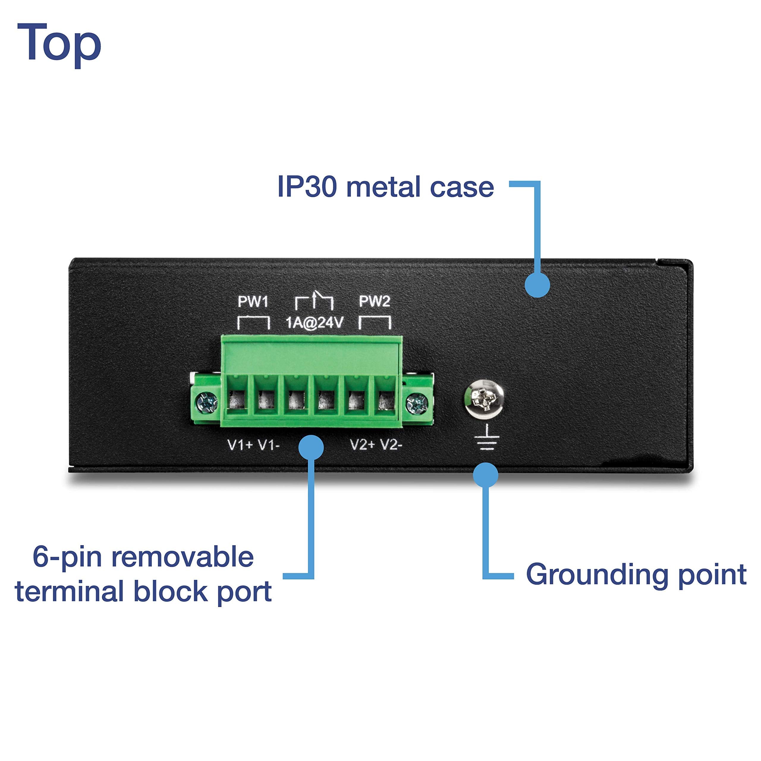 Switch TRENDnet TI-E80 8 Puertos/ RJ-45 Gigabit 10/100