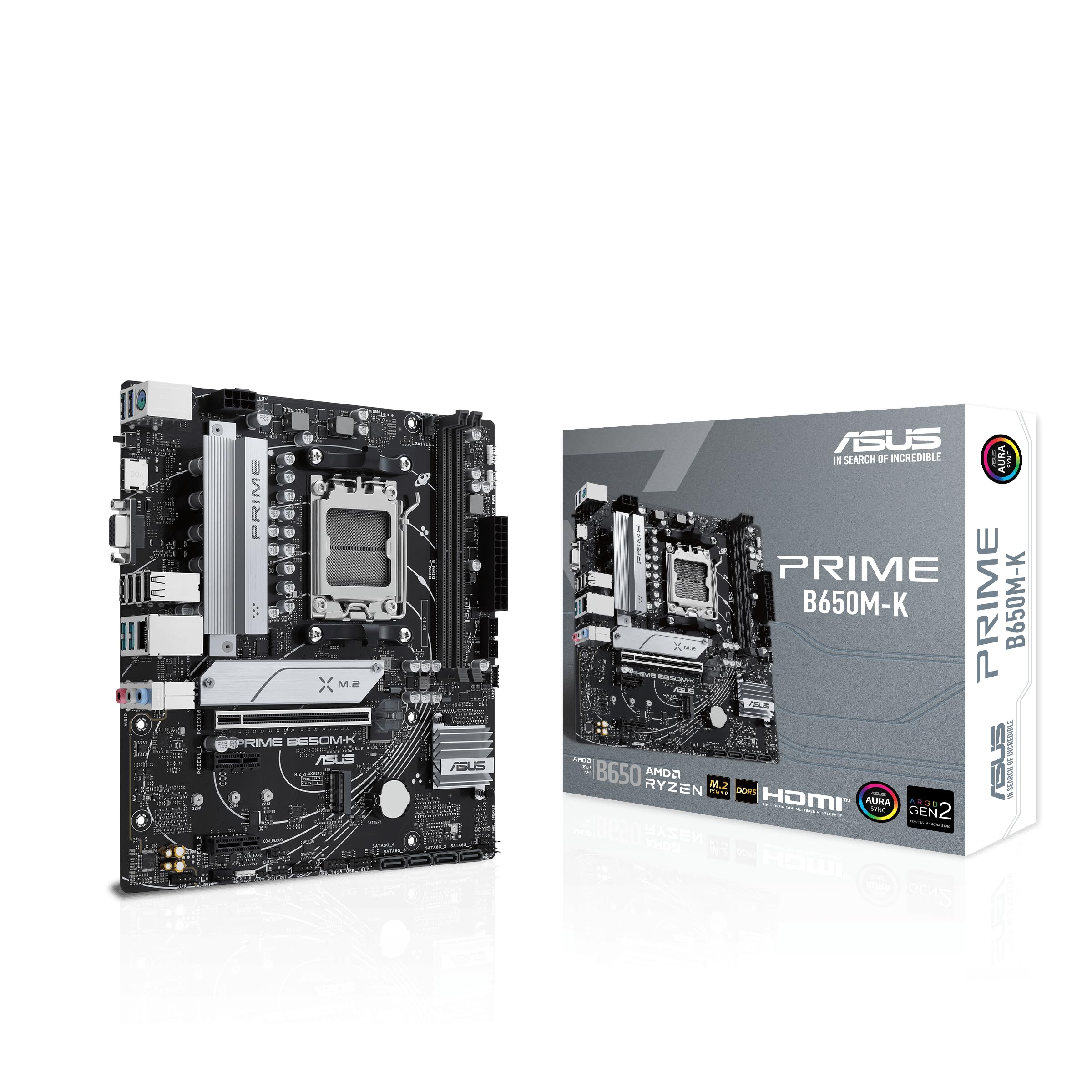 Placa Base Asus Prime B650M-K/ Socket AM5/ Micro ATX