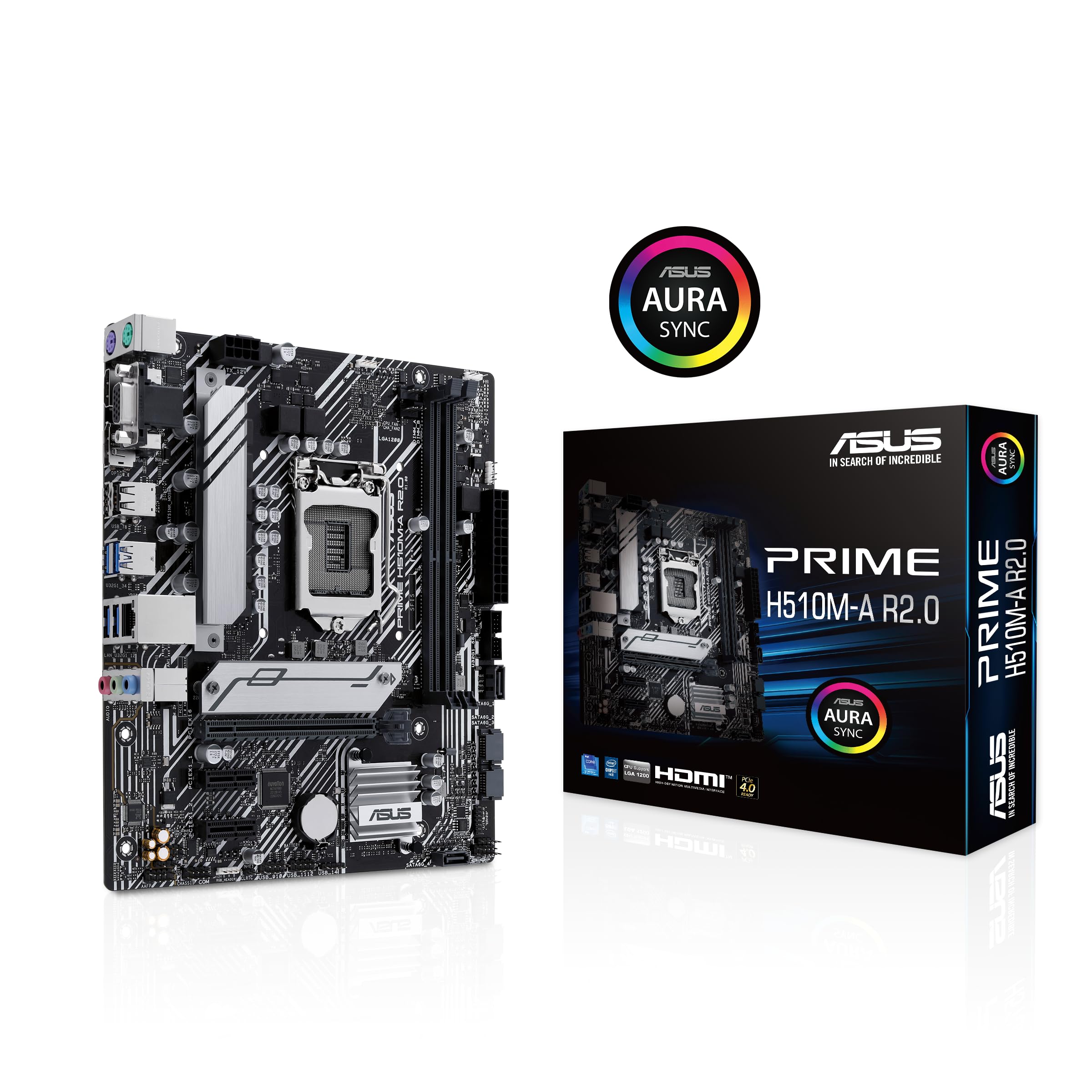 Placa Base Asus Prime H510M-A R2.0 Socket 1200/ Micro ATX