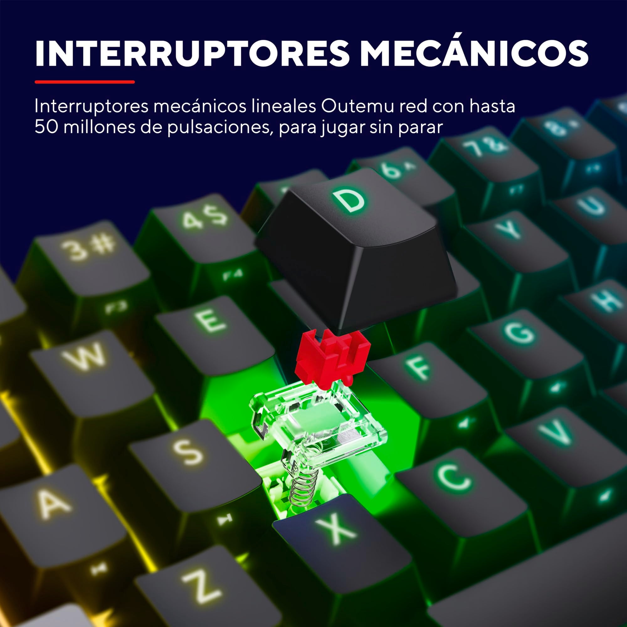 Teclado Gaming Mecánico Trust Gaming GXT 867 Acira