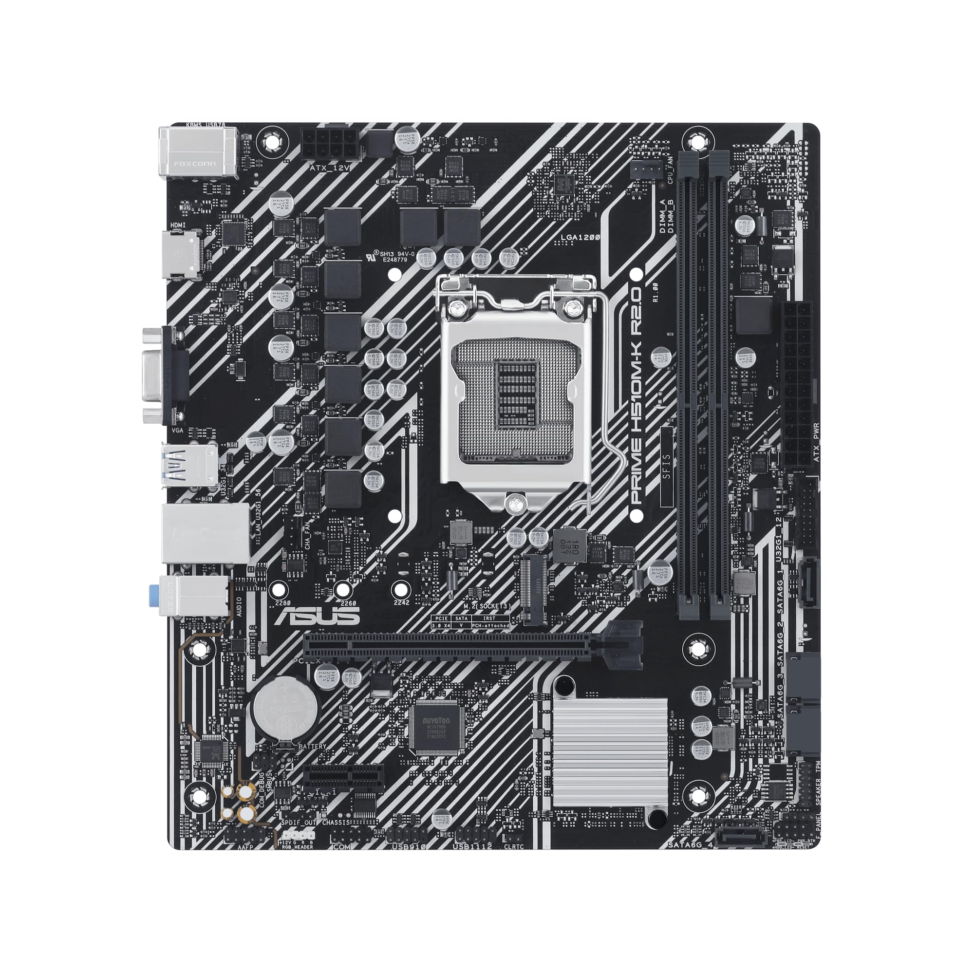 Placa Base Asus Prime H510M-K R2.0 Socket 1200/ Micro ATX