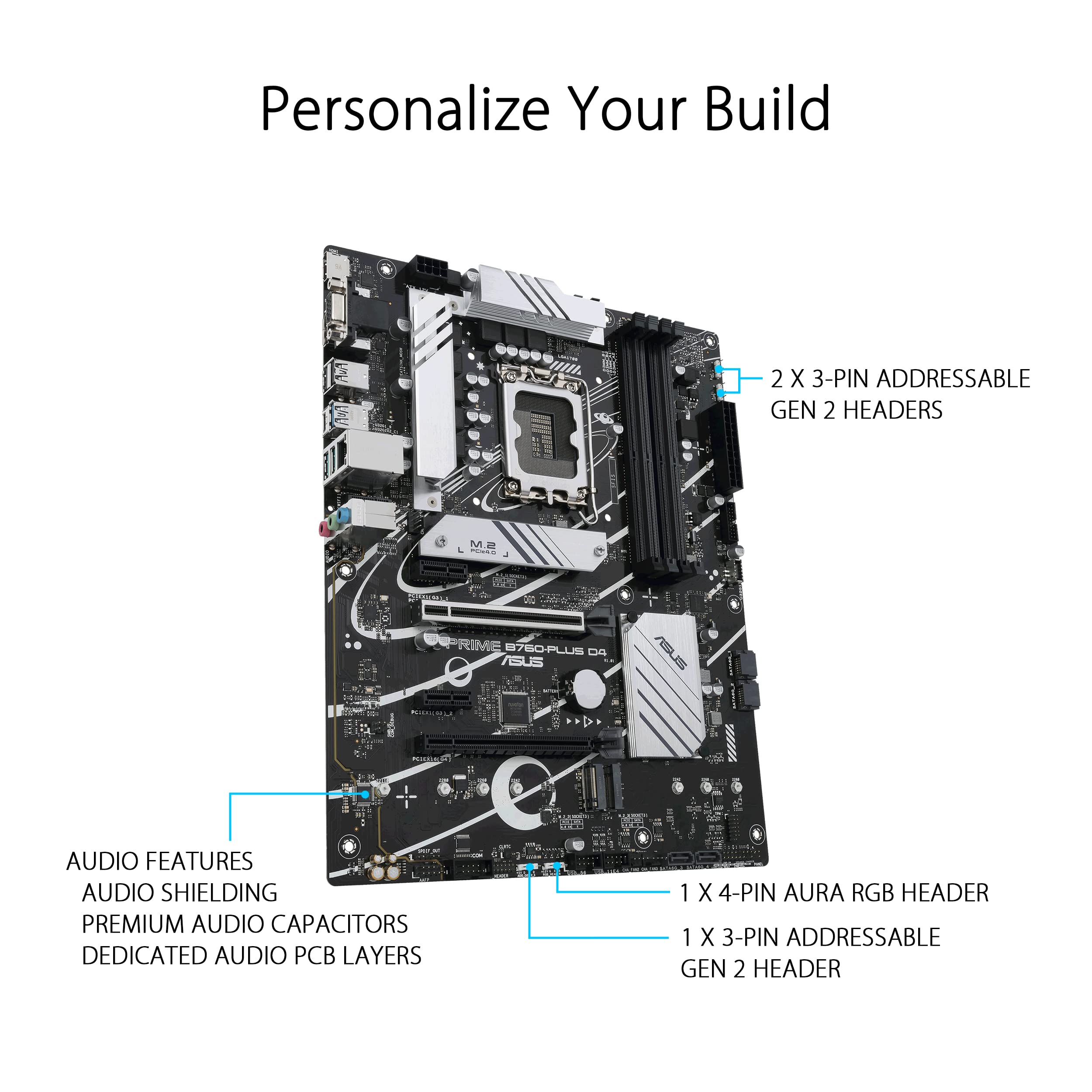 Placa Base Asus PRIME B760-PLUS D4 Socket 1700