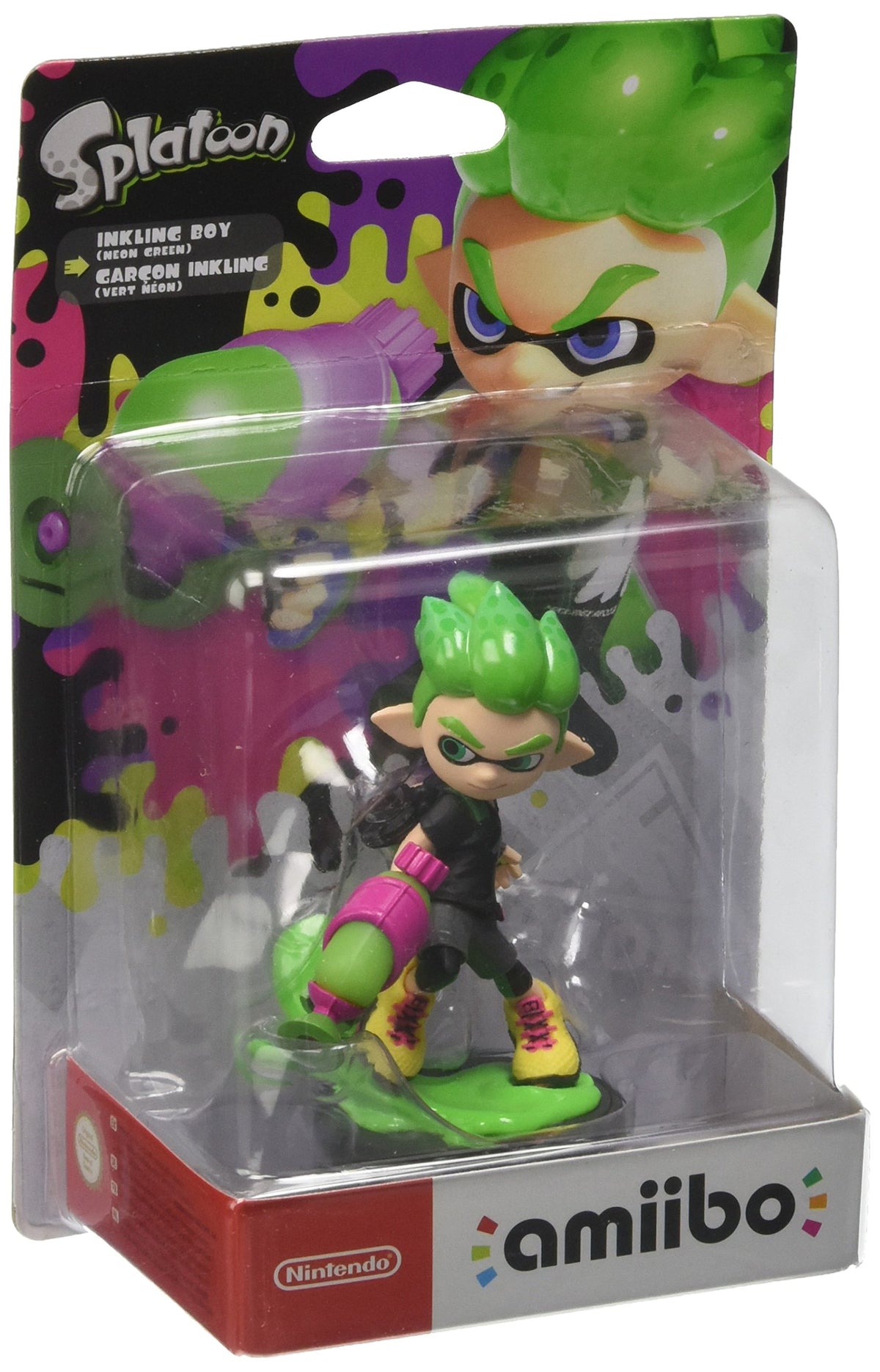 Nintendo - Amiibo Inkling Chico (Colección Splatoon)