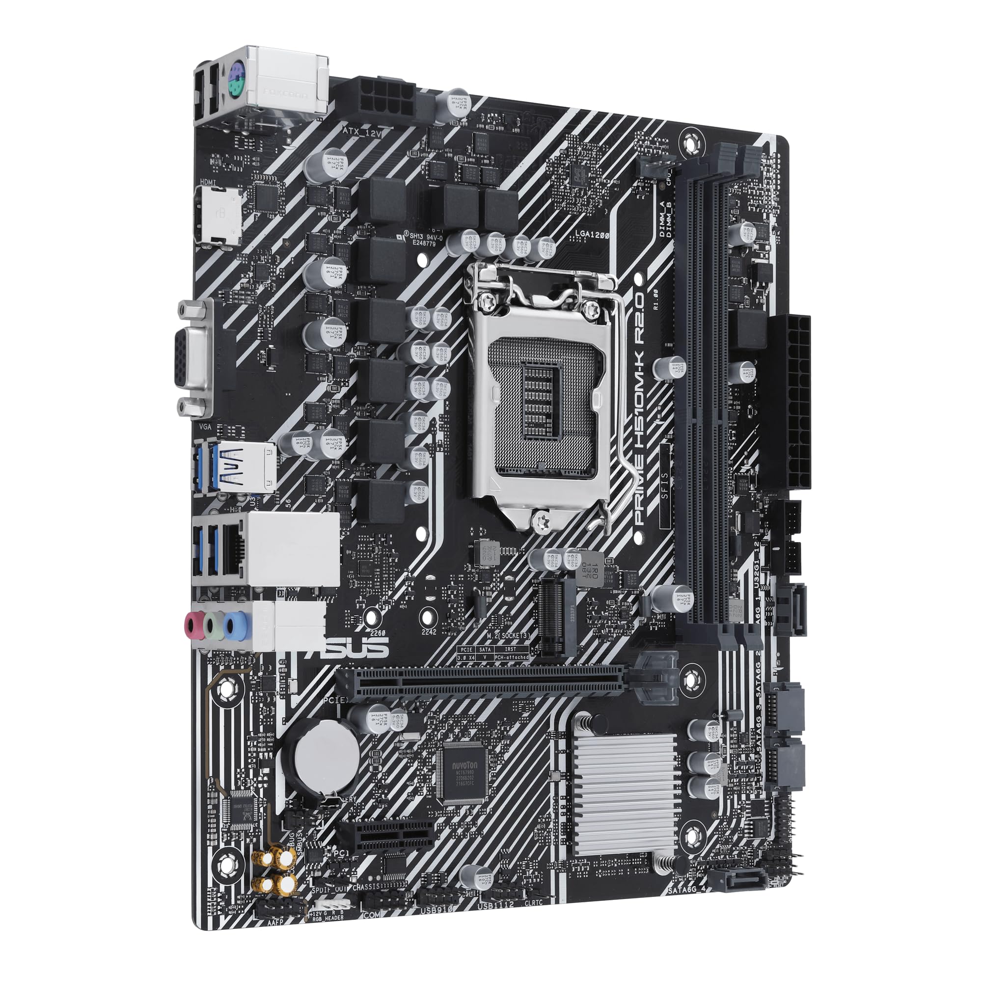 Placa Base Asus Prime H510M-K R2.0 Socket 1200/ Micro ATX