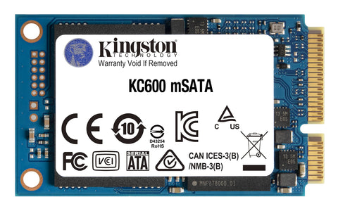 Disco SSD Kingston KC600 256GB/ mSATA/ Full Capacity