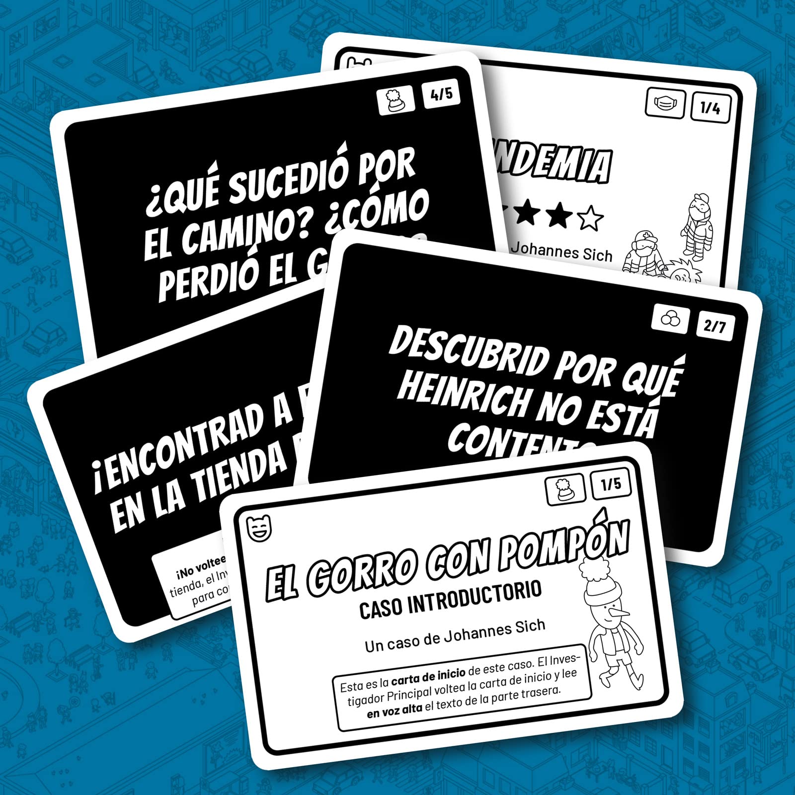 SD GAMES - Micro Macro. All IN - Juego de Cartas cooperativo de Detectives - Papel - 19X27X4cm