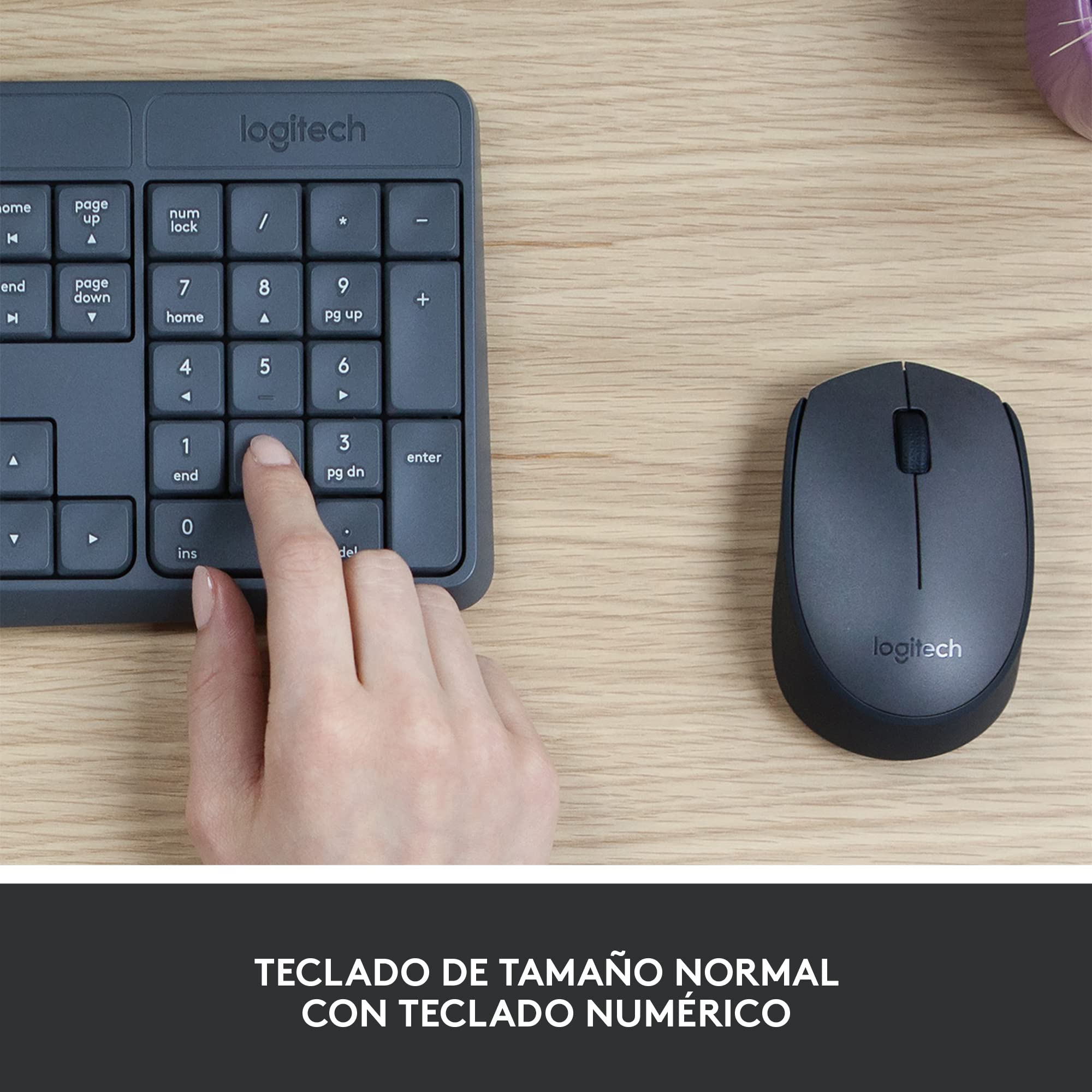 Teclado y Ratón Inalámbricos Logitech MK235