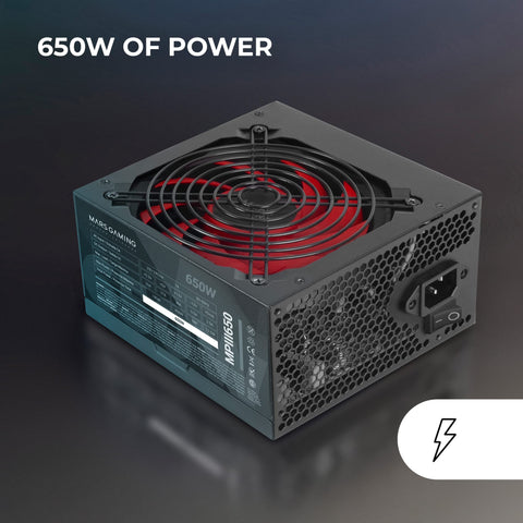 Fuente de Alimentación Mars Gaming MPIII650/ 650W/ Ventilador 12cm