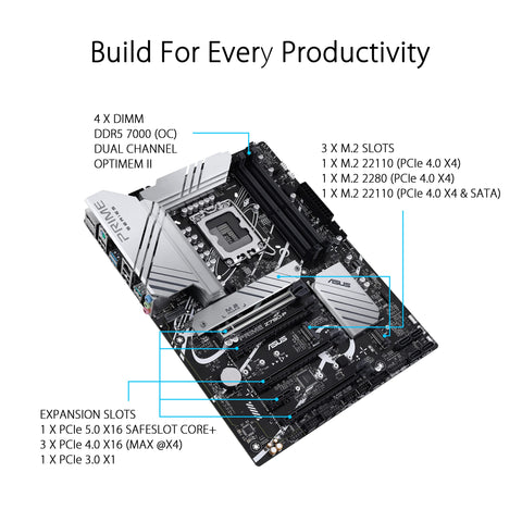 Placa Base Asus Prime Z790-P Socket 1700