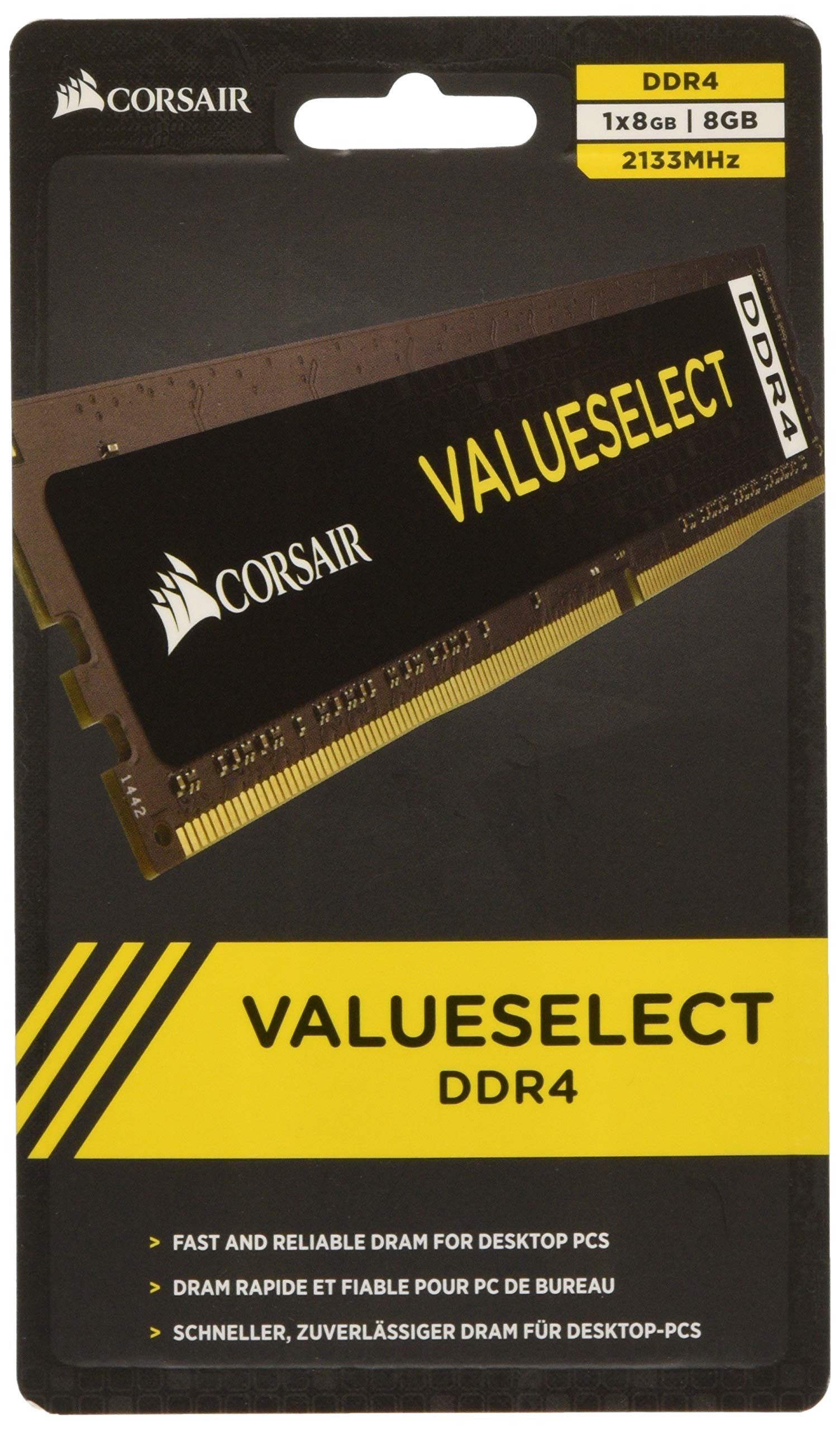 Memoria RAM Corsair ValueSelect 8GB/ DDR4/ 2133MHz/ 1.2V/ CL15/ DIMM