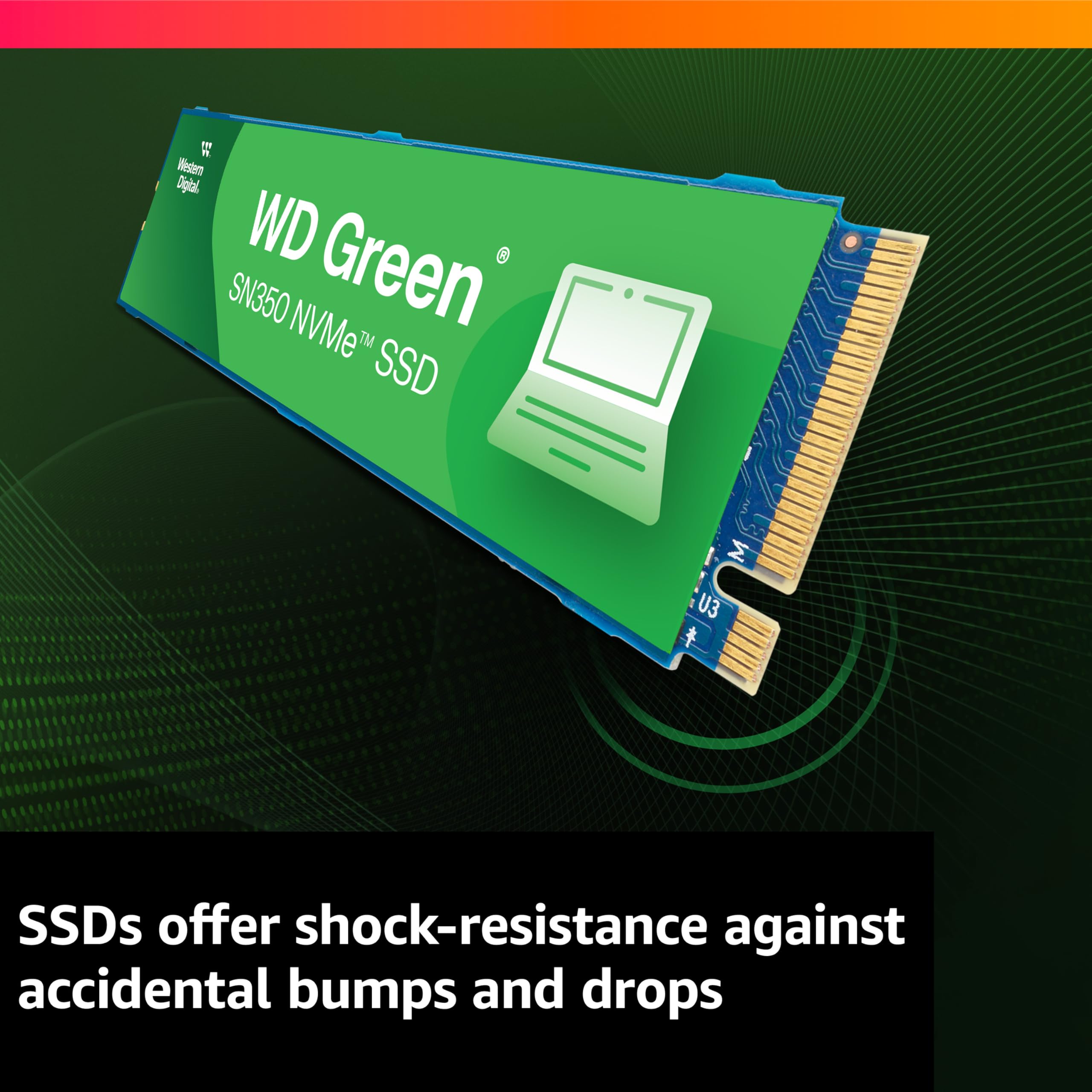 Disco SSD Western Digital WD Green SN350 1TB/ M.2 2280 PCIe/