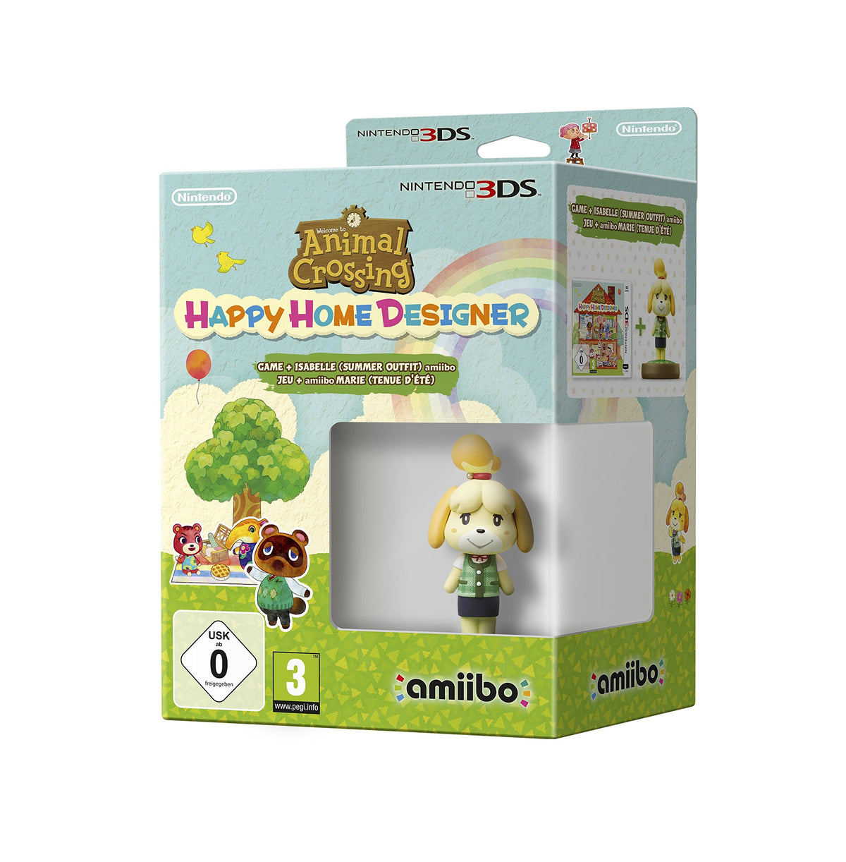 Animal Crossing: Happy Home Designer + amiibo Canela, Edición Verano