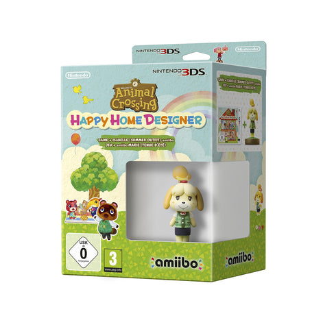 Animal Crossing: Happy Home Designer + amiibo Canela, Edición Verano