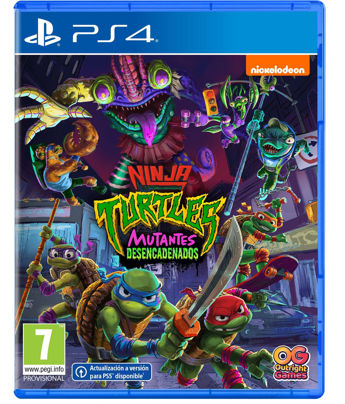 Teenage Mutant Ninja Turtles: Mutantes desencadenados - PS4