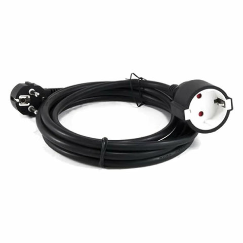 Cable Alargador de Alimentación 3GO AL3M/ CEE7 Macho - CEE7 Hembra/ 3m/ Negro