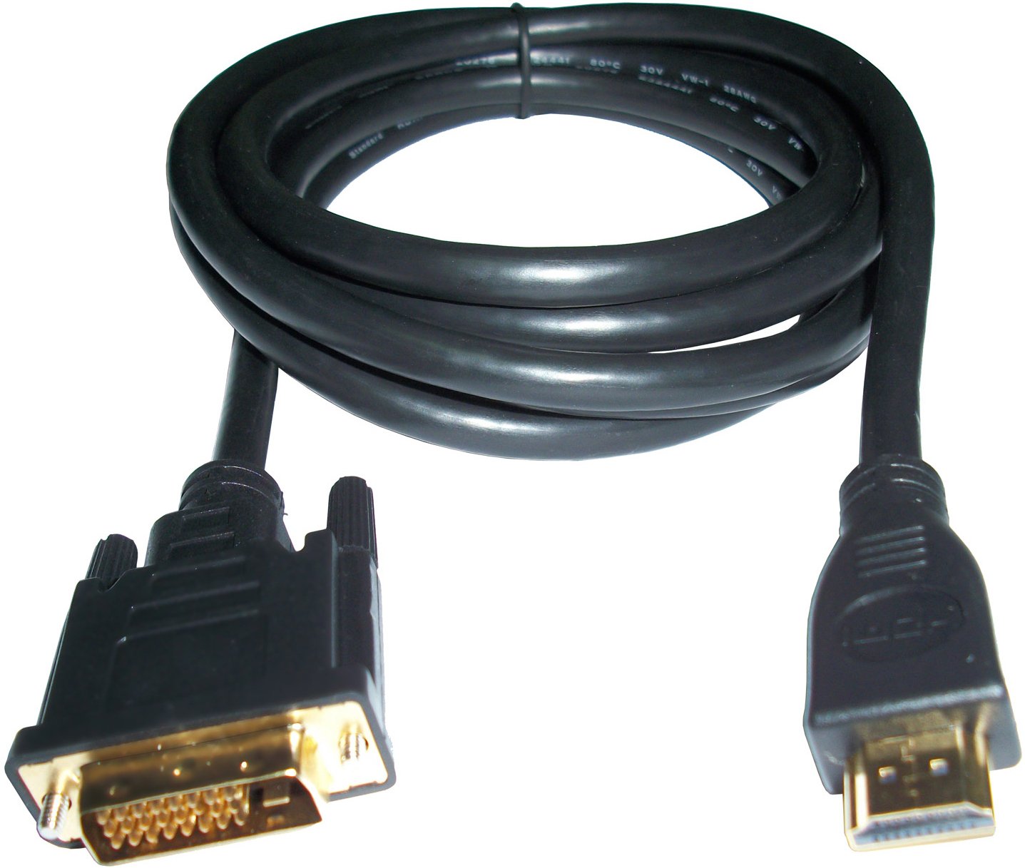 Cable HDMI 3GO CDVIHDMI/ HDMI Macho - DVI Macho/ 1.8m/ Negro