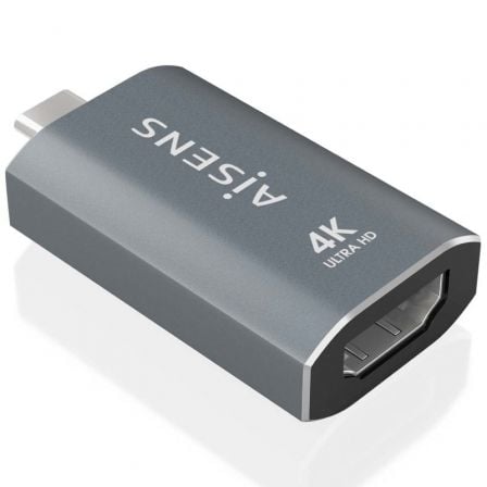 Adaptador USB Tipo-C Aisens A109-0862/ USB Tipo-C Macho/ HDMI 4K Hembra