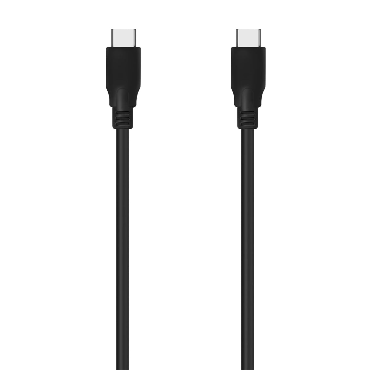 Cable USB 3.2 Tipo-C Aisens A107-0701 20GBPS 5A 100W/ USB Tipo-C Macho - USB Tipo-C Macho/ Hasta 100W/ 2500Mbps/ 60cm/ Negro