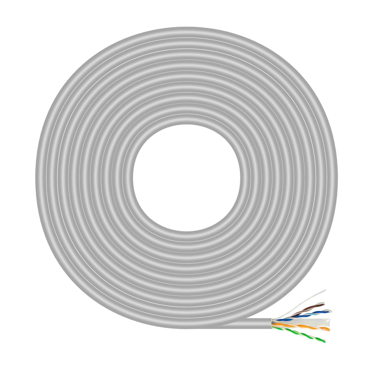 Bobina de Cable RJ45 AWG23 UTP Aisens A135-0750 Cat.6/ 305m/ Gris