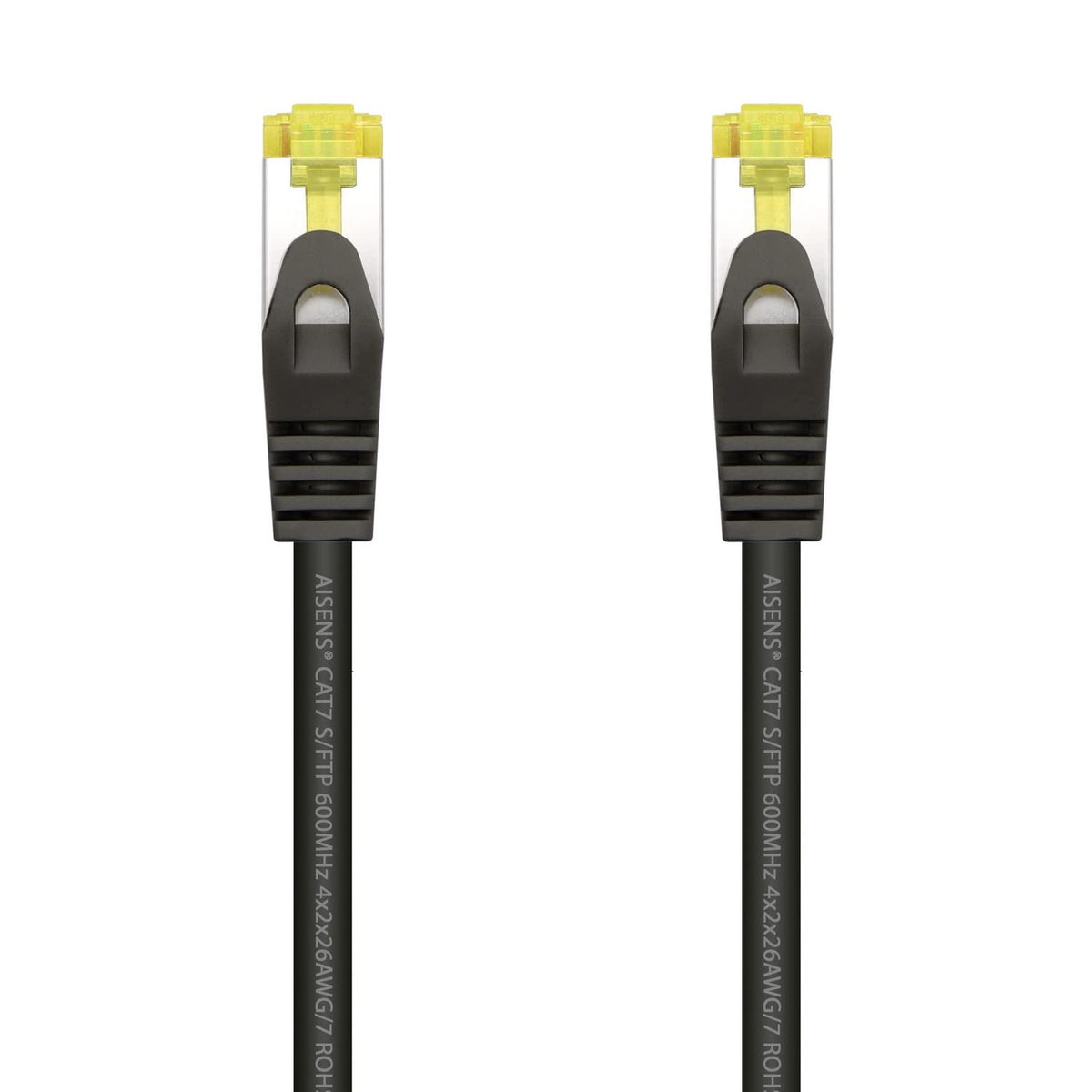 Cable de Red RJ45 SFTP Aisens A146-0484 Cat.7/ 25cm/ Negro