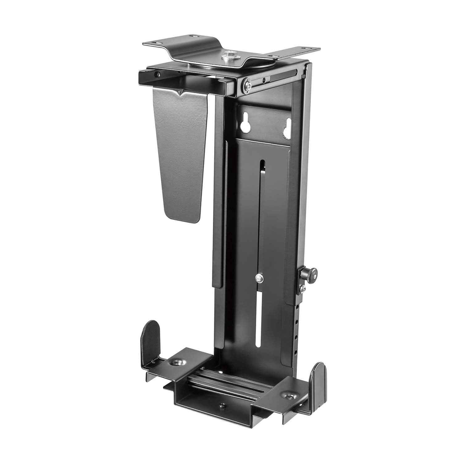 Soporte Bajo Mesa/de Pared Aisens MPC04-203 para PC/ Antirrobo/ hasta 10kg