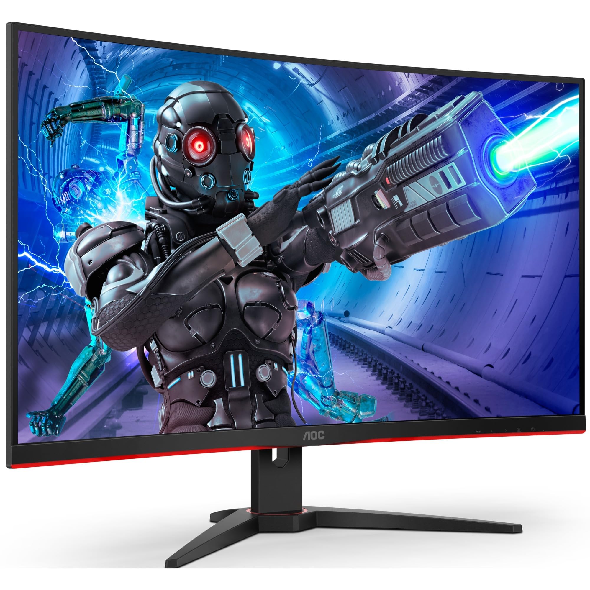 Monitor Gaming Curvo AOC C32G2ZE 31.5'/ Full HD/ 1ms/ 240Hz/ VA/ Negro