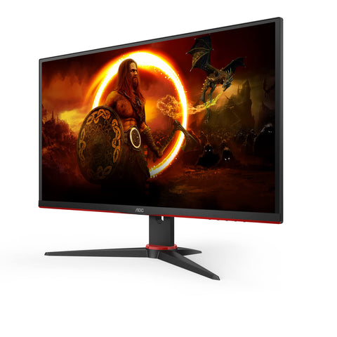 Monitor Gaming AOC Q27G2E/BK 27'/ QHD/ 1ms/ 144Hz/ VA/ Negro y Rojo