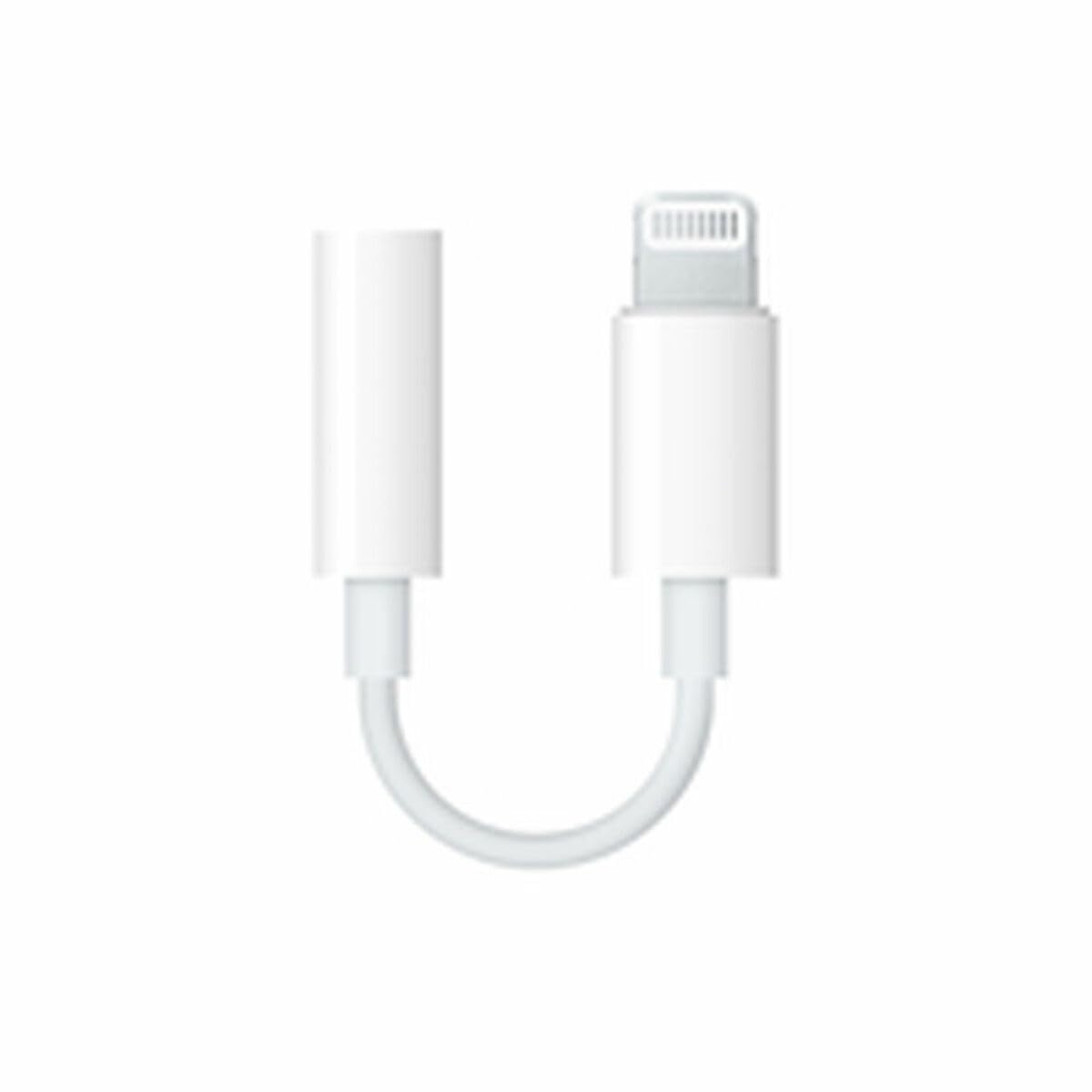 Adaptador Apple MMX62ZM/A de conector Lightning a Toma para Auriculares 3.5mm