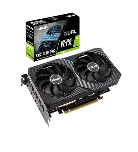 Tarjeta Gráfica Asus Dual GeForce RTX 3060 V2 OC Edition/ 12GB GDDR6