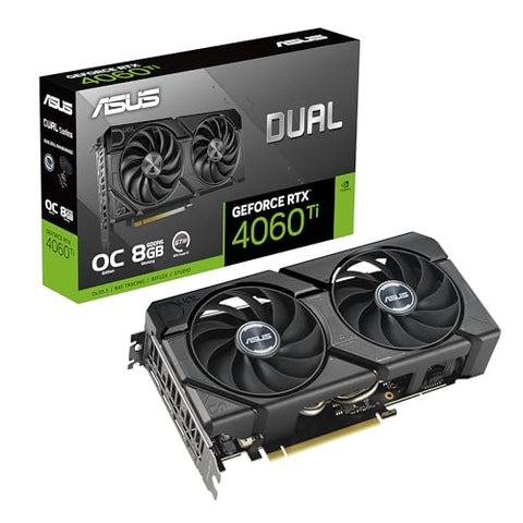 Tarjeta Gráfica Asus Dual GeForce RTX 4060 Ti EVO OC Edition/ 8GB GDDR6