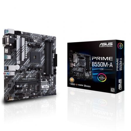 Placa Base Asus Prime B550M-A/CSM Socket AM4/ Micro ATX