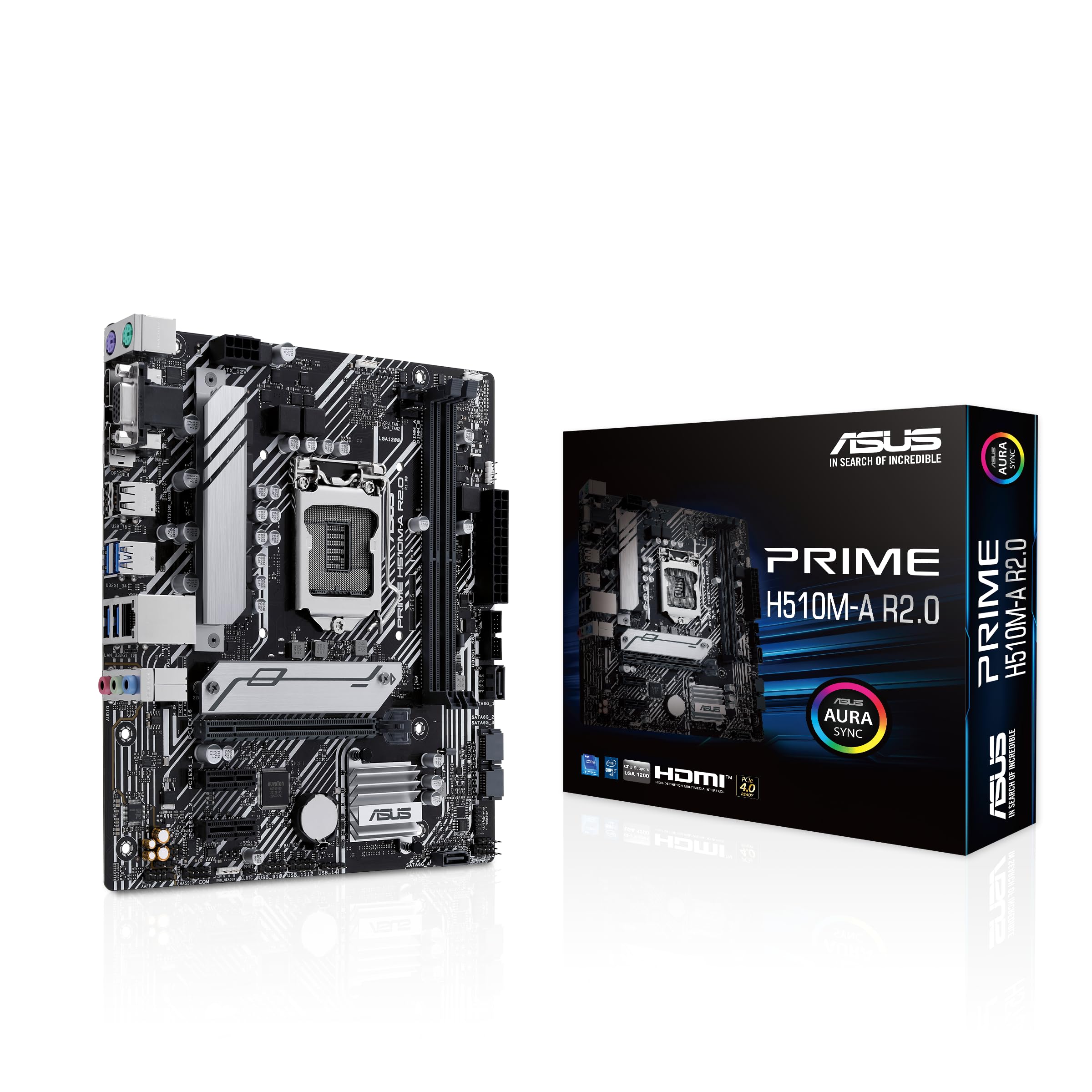 Placa Base Asus Prime H510M-A R2.0 Socket 1200/ Micro ATX