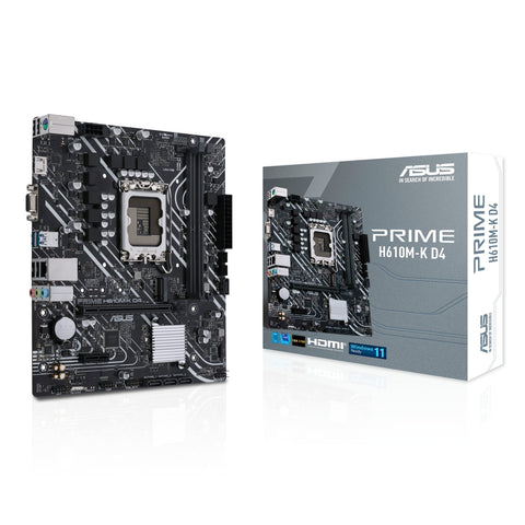 Placa Base Asus Prime H610M-K D4/ Socket 1700/ Micro ATX