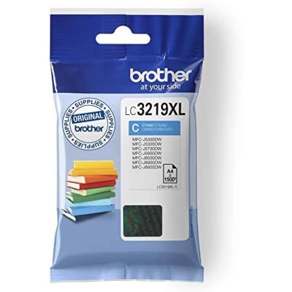 Cartucho de Tinta Original Brother LC-3219C XL Alta Capacidad/ Cian