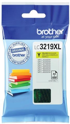 Cartucho de Tinta Original Brother LC-3219Y XL Alta Capacidad/ Amarillo