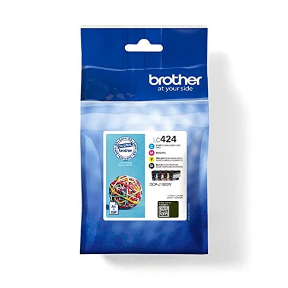 Cartucho de Tinta Original Brother LC424VAL/ Multipack/ Cian/ Magenta/ Amarillo/ Negro