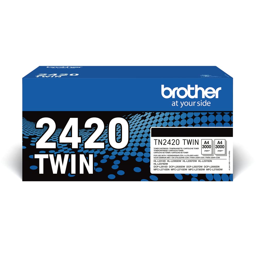 Tóner Original Brother TN2420TWIN Multipack XL Alta Capacidad/ 2x Negro