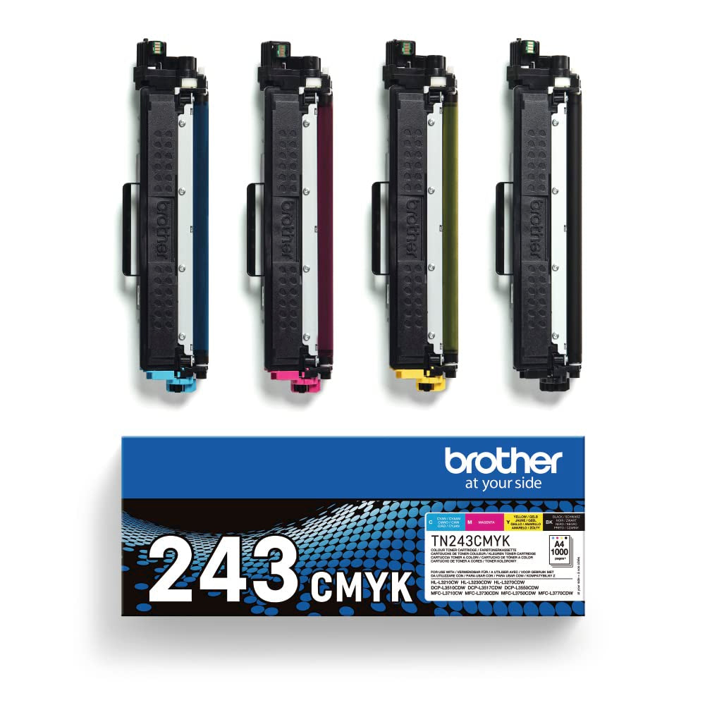 Tóner Original Brother TN-243CMYK Multipack/ Cian/ Magenta/ Amarillo/ Negro