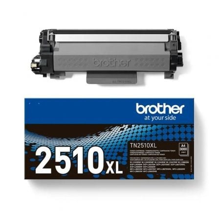 Tóner Original Brother TN2510XL Alta Capacidad/ Negro